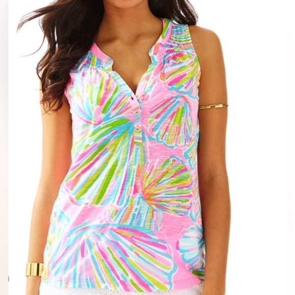 Lilly Pulitzer Tops - Lilly Pulitzer Colorful Shell Top